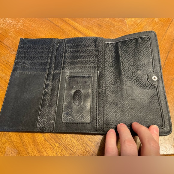 Relic by Fossil Signature Logo Wallet In Black - Picture 9 of 9